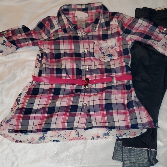 3 T blouse and legging